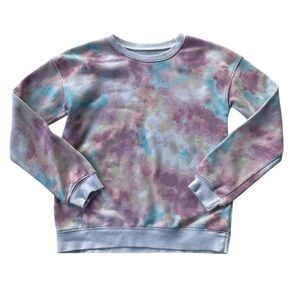 SO FAVORITE CREW GIRLS TIE DYE LONG SLEEVE LIGHTWEIGHT SWEATSHIRT SIZE XL 14-16